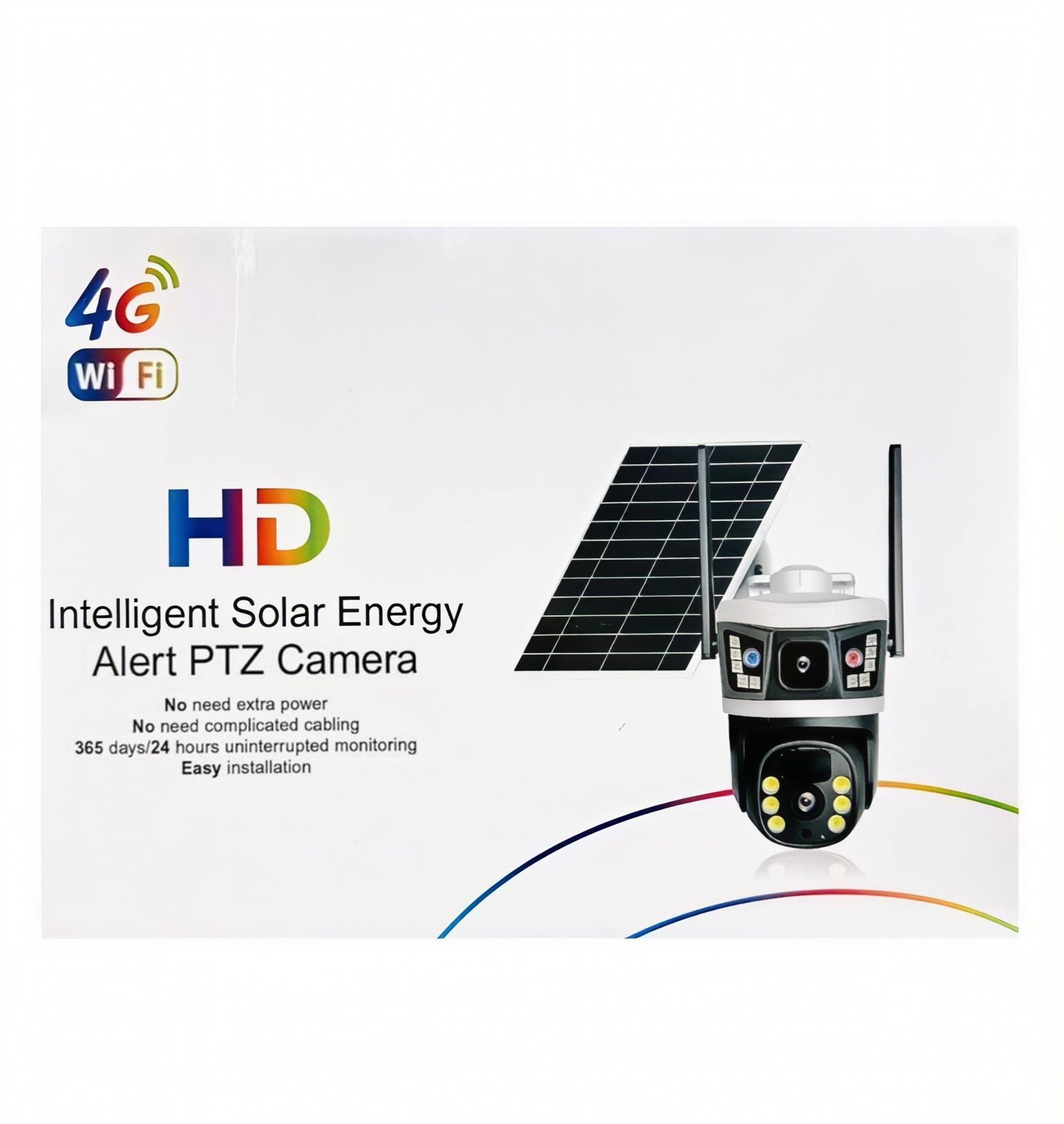 ?? SMART SOLAR SECURITY CAMERA – HD QUALITY! ??