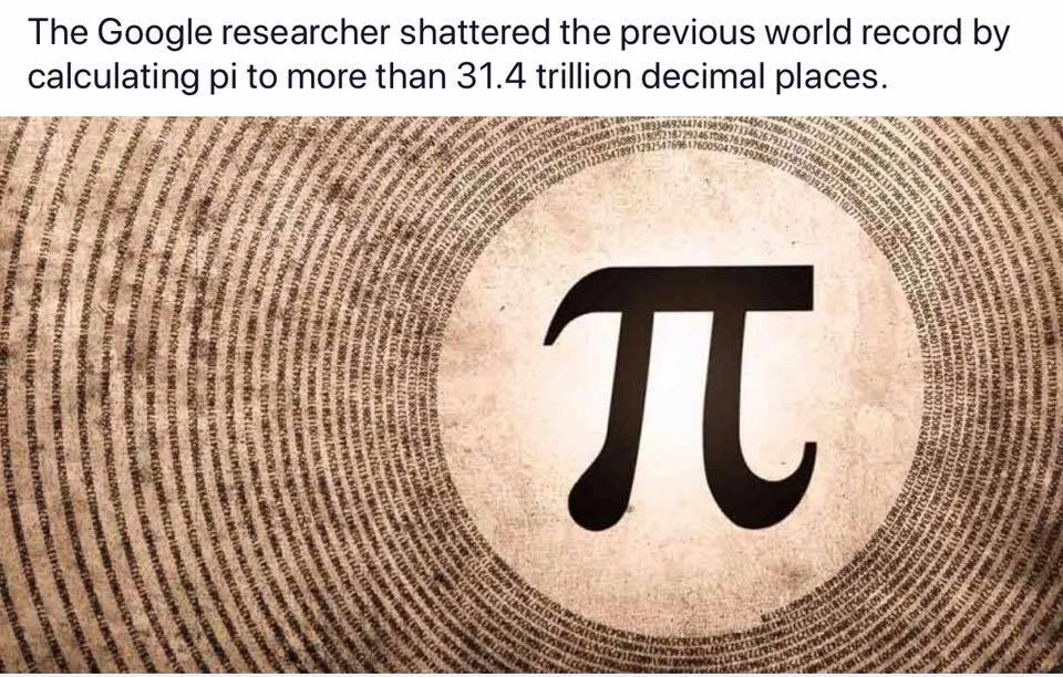Math made easy - ... New π world record!... | Facebook