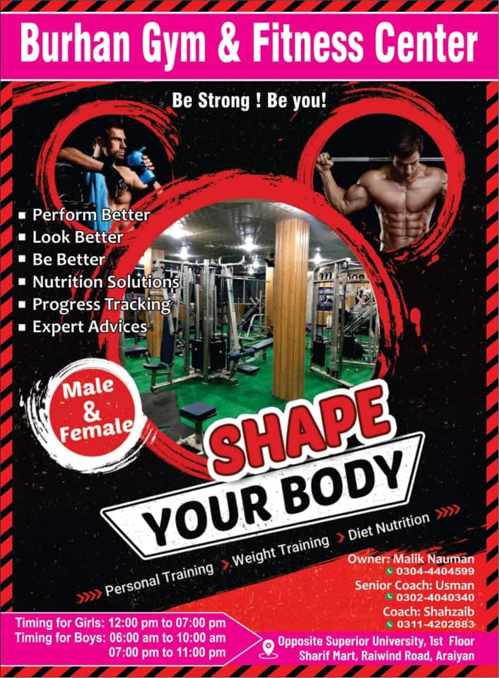 Usman Gym & Fitness Centre, Raiwind | Raiwind