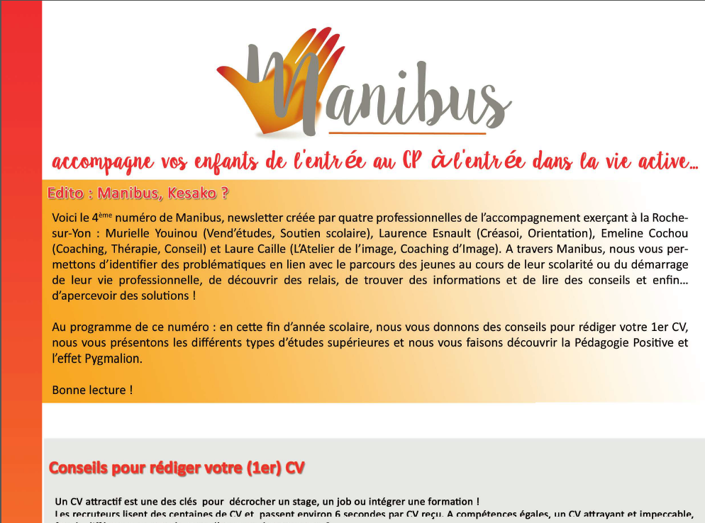 CICEA Formation - La lettre MANIBUS de juin est... | Facebook