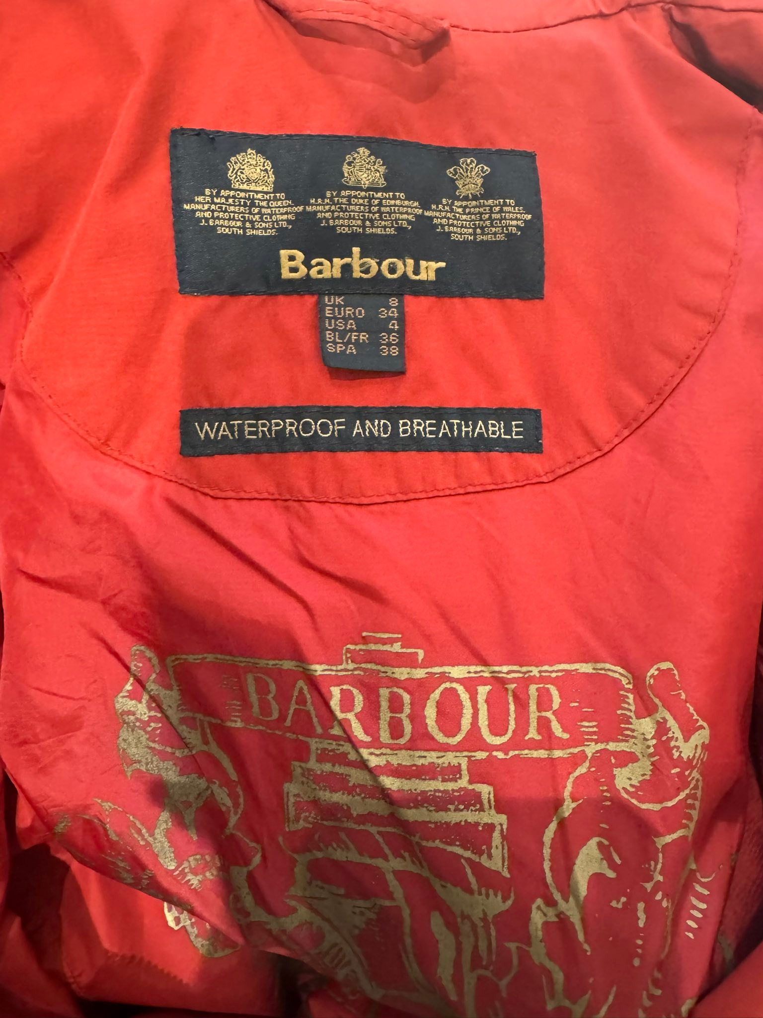 Genuine Barbour jacket | US$ 25.00 | 圣彼得港 · Guernsey