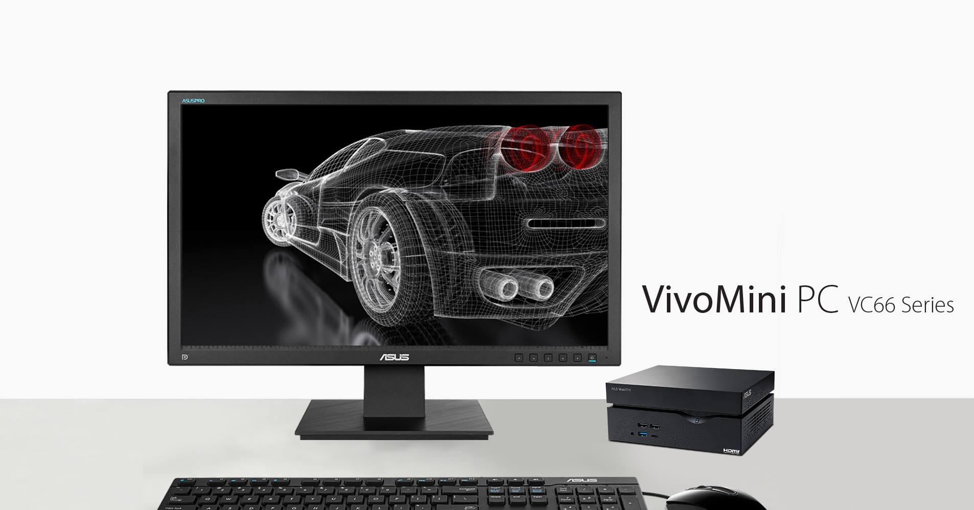 ASUS #VivoMini #VC66 is a high-performance mini PC with a