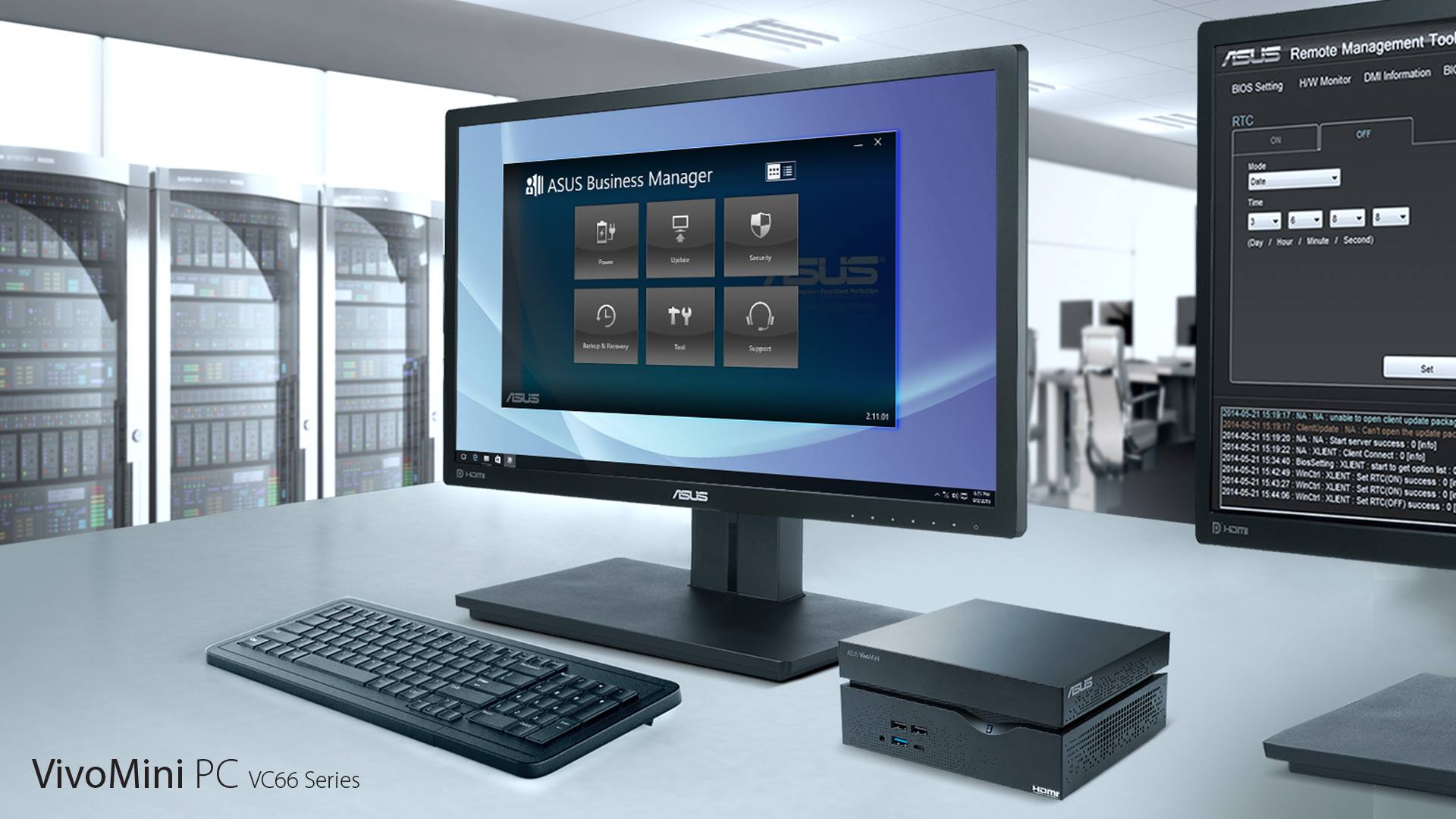ASUS #VivoMini #VC66 is a high-performance mini PC with a