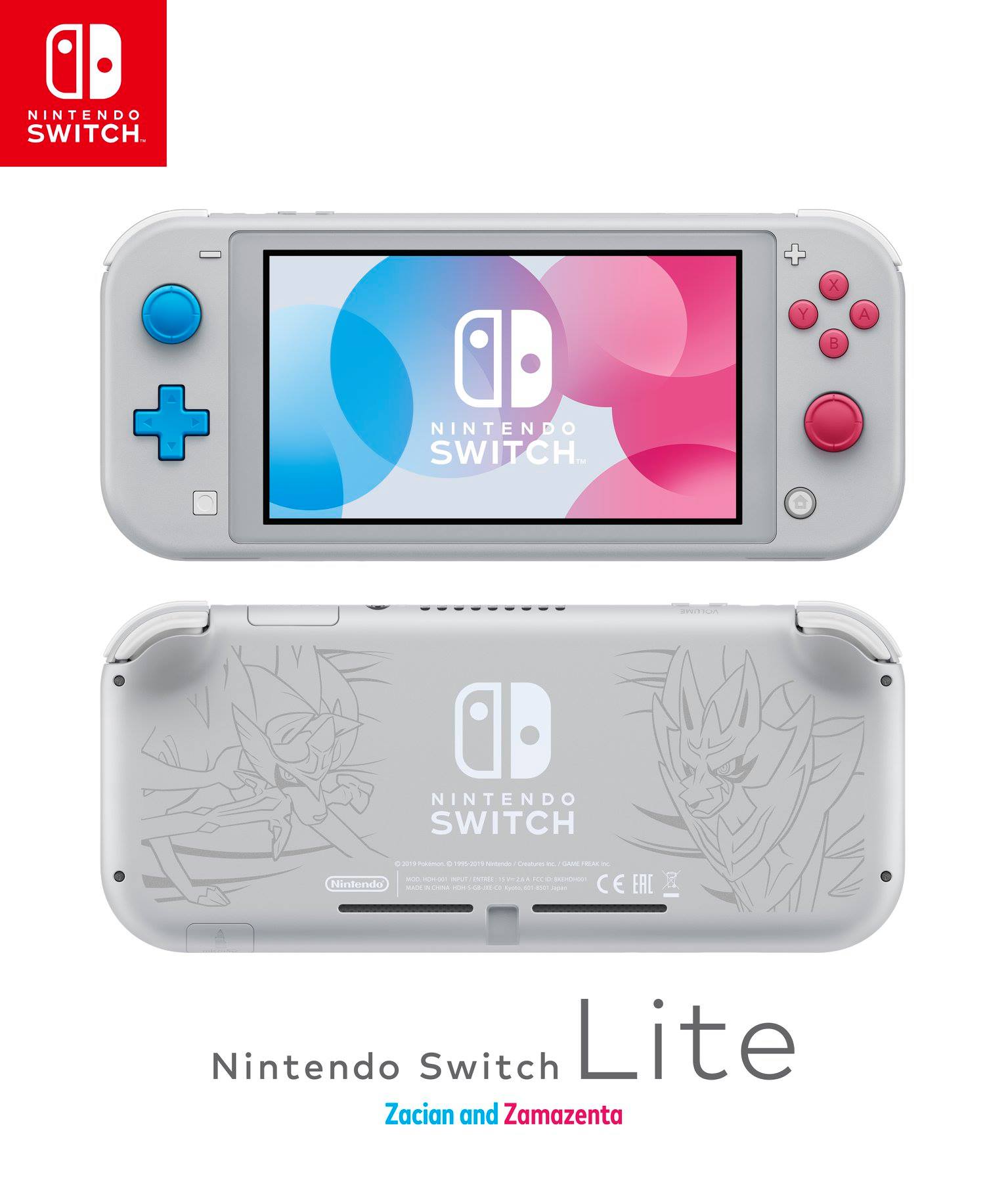 Nintendo Switch Lite Zacian and Zamazenta Edition will also be
