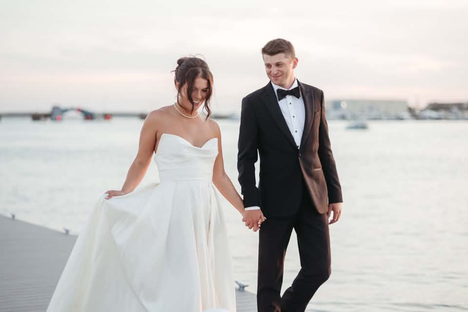 ivory wedding dress groom white shirt Looking for opinions! My is technically but it looks white. Did brides with this same dilemma have their groom/groomsmen in or ivory shirts? Pics pls if you're feeling extra ivory dress with white groom shirt