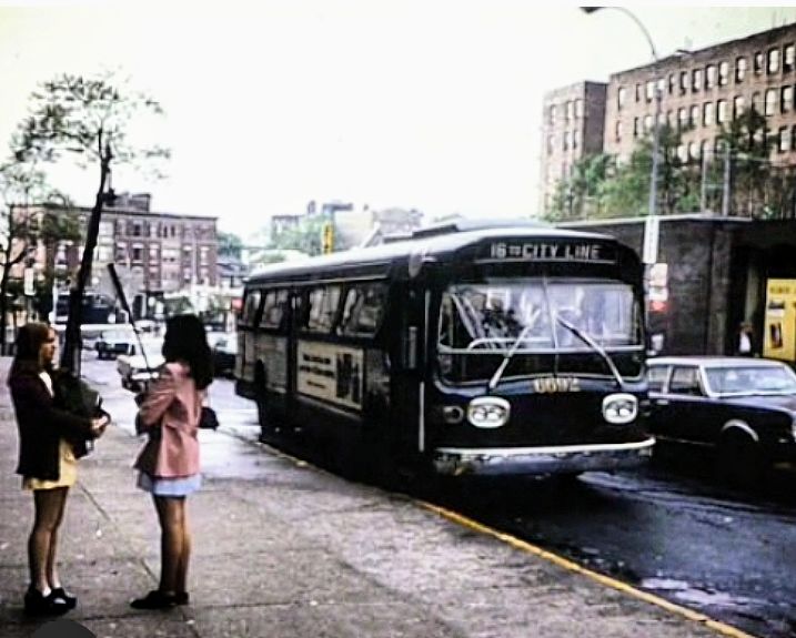 Vintage Bx-16 bus 6692 in the Bronx
