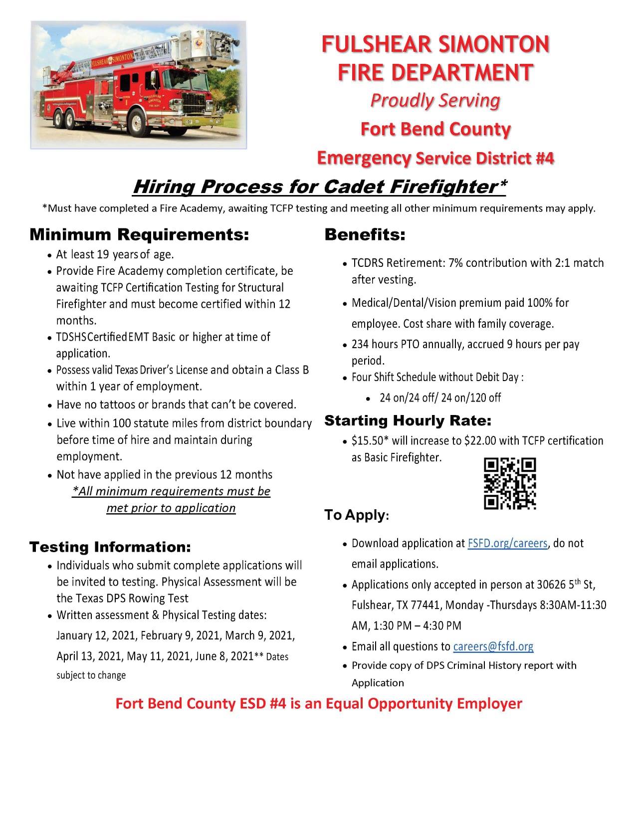 From the Central Station... - Fulshear Simonton Fire - ESD 4 | Facebook