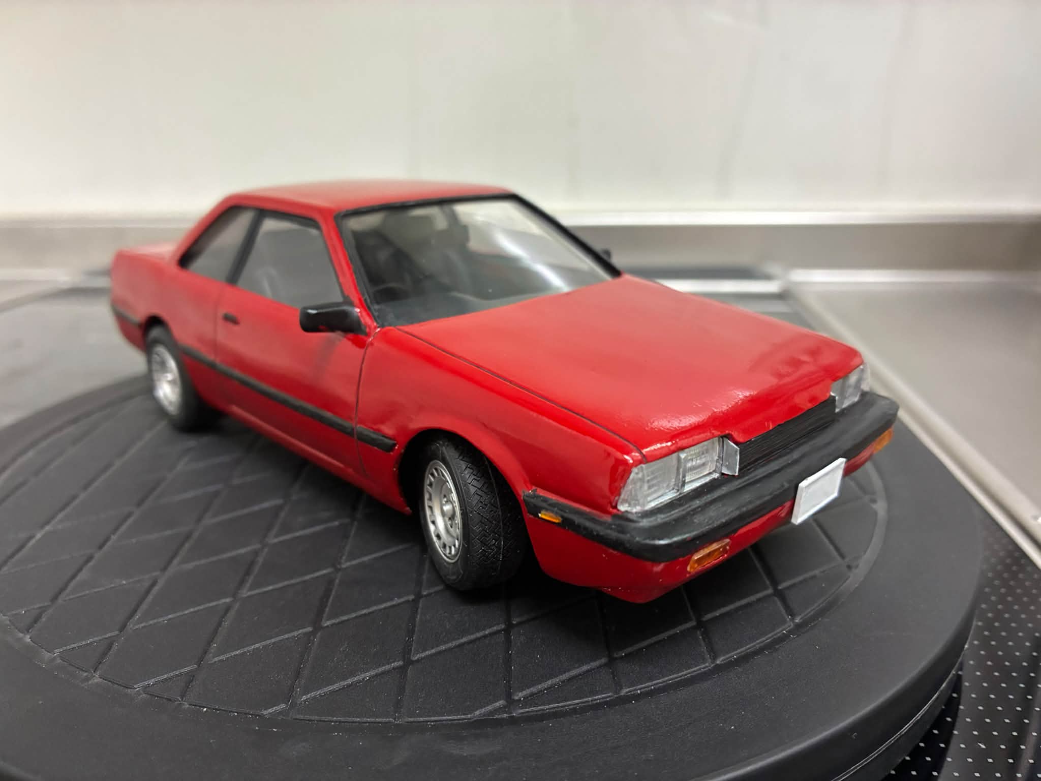 ハセガワ1/24 トヨタソアラ3.0GT-LIMITED シャシーが完成しました