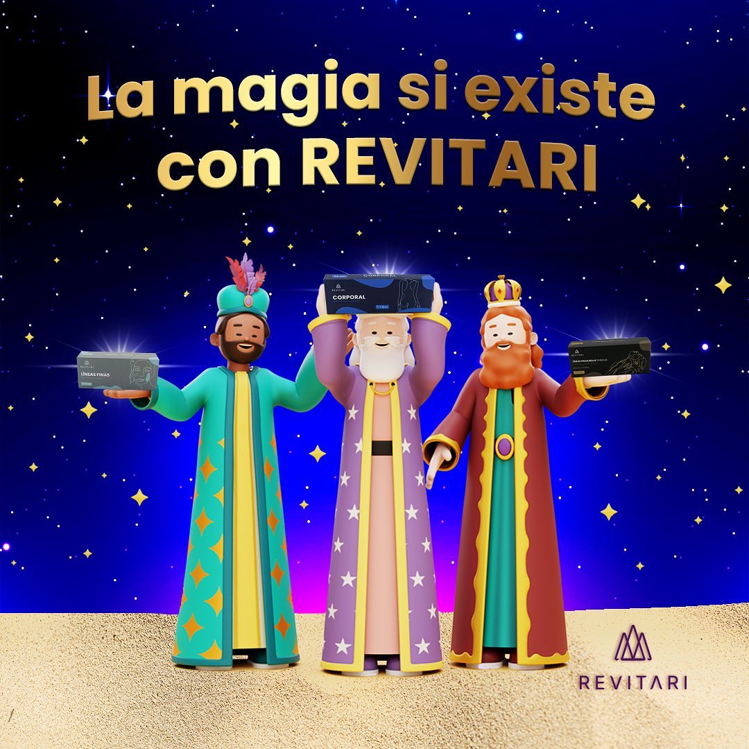 Revitari MX - 🤴🏻Los reyes magos entregan Revitari en todos...