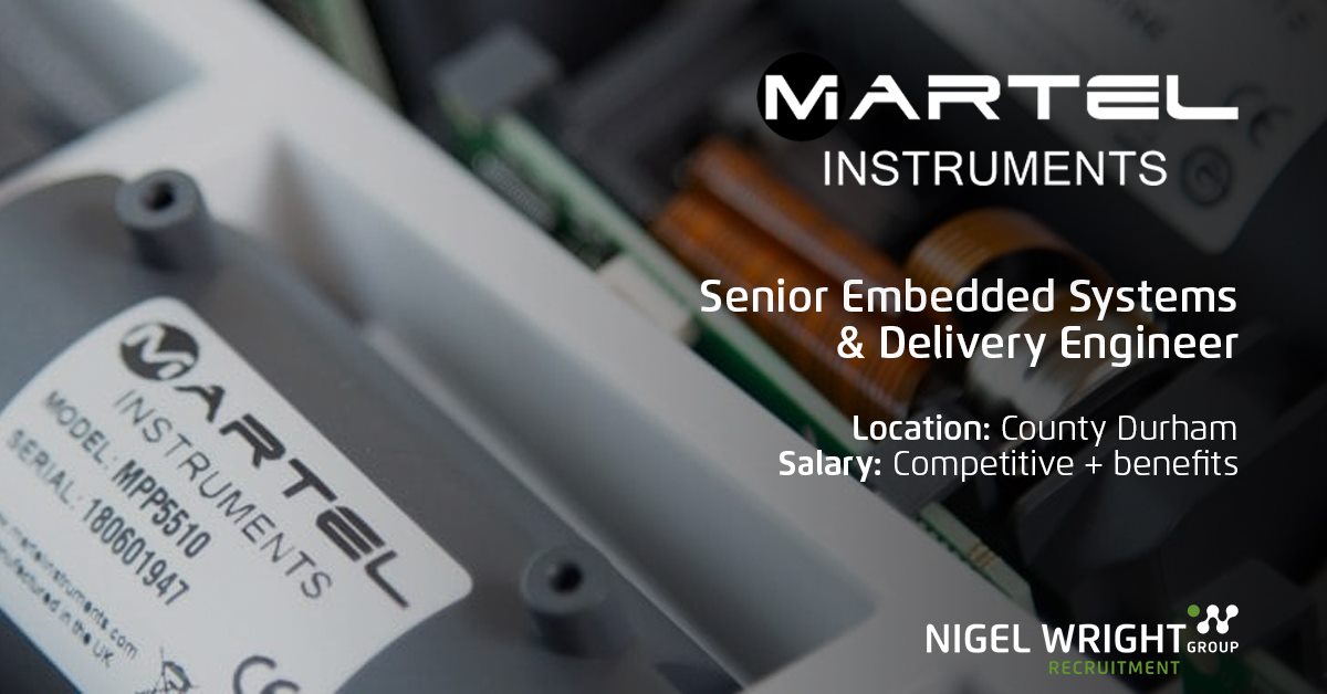 Nigel - We are delighted to be supporting Martel Instruments with its ...