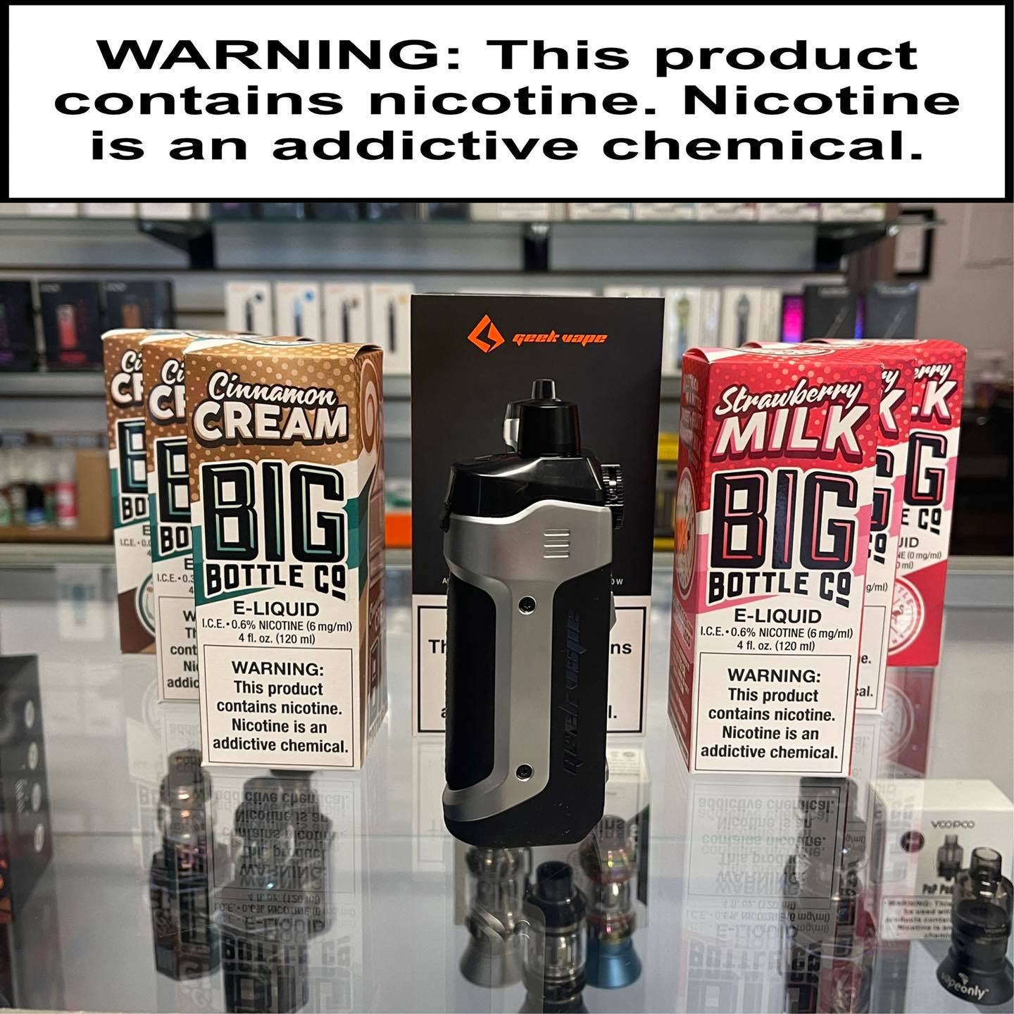 the milk cinnamon vape juice Local shop for Monster Bars 