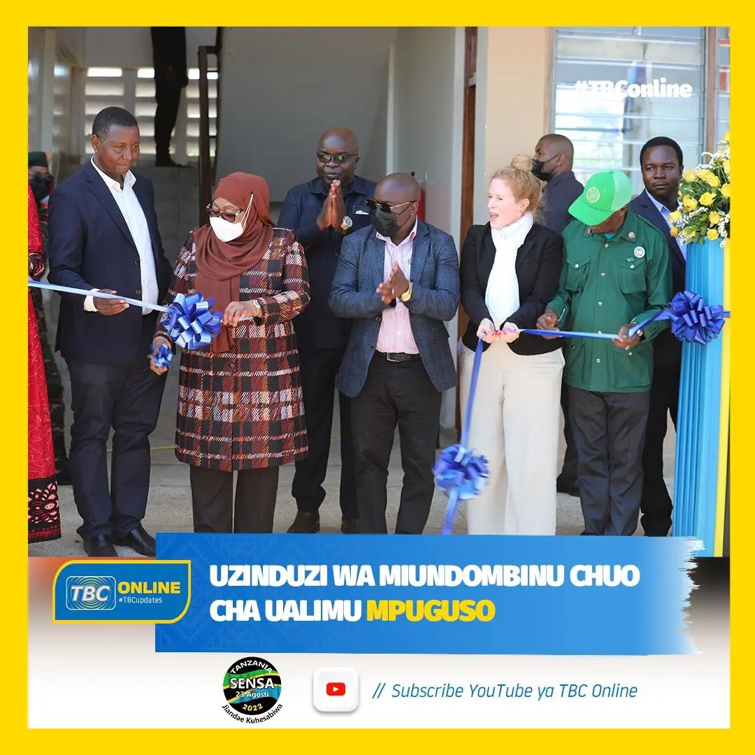 TBC Taifa - Rais Samia Suluhu Hassan amezindua miundombinu... | Facebook