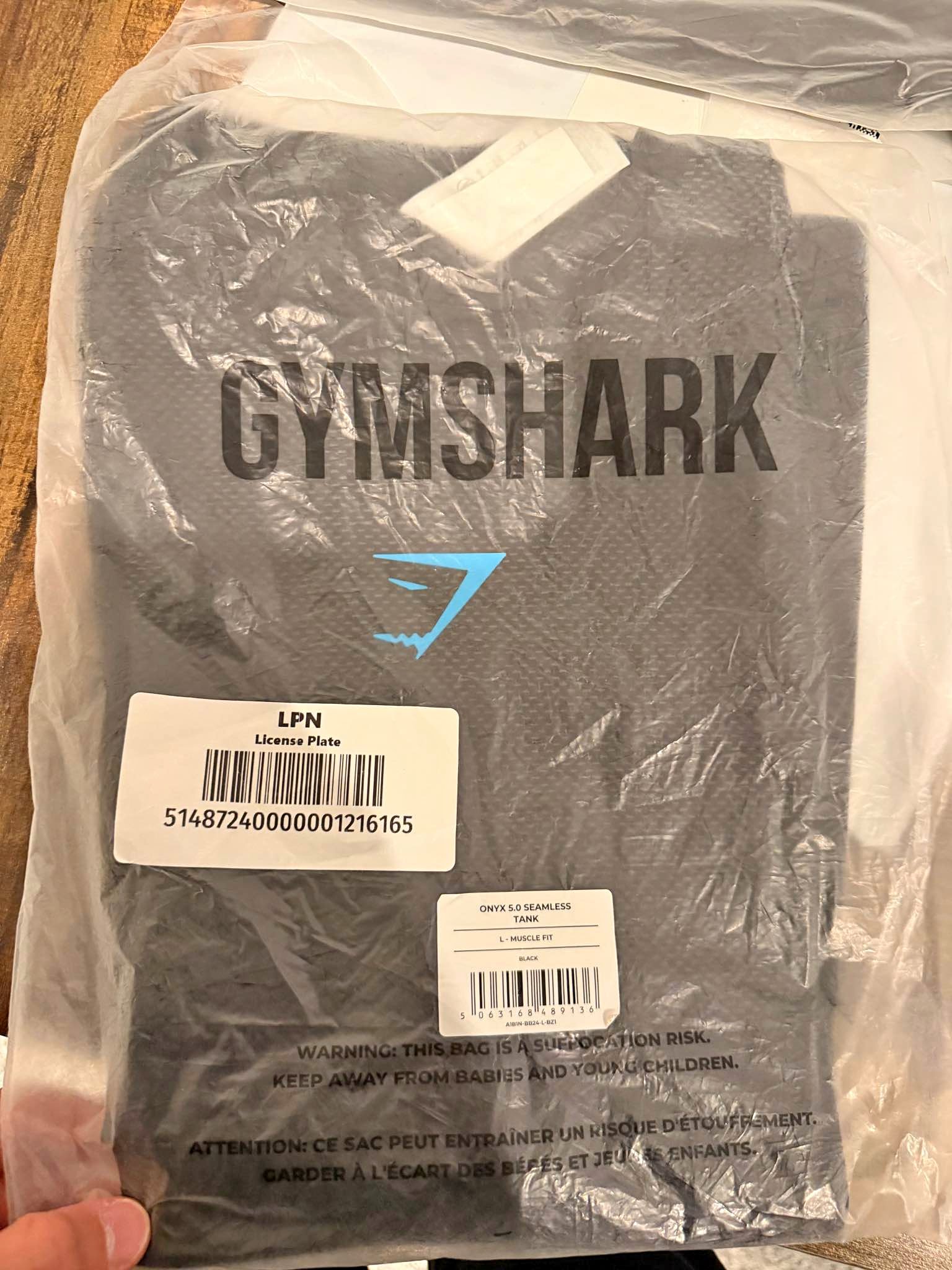 Gymshark Onyx V5 Blue Tank - Tops & T-Shirts - Maitland, Florida 