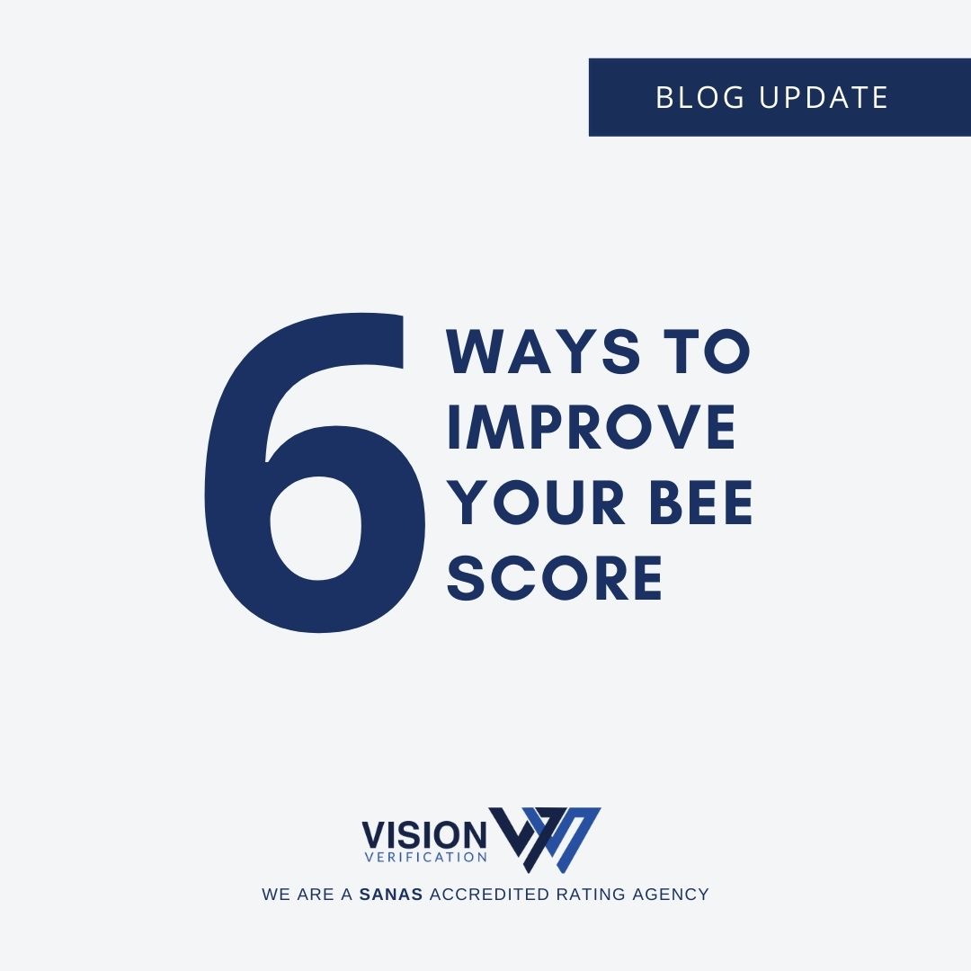The B-BBEE scorecard measures the... - Vision Verification
