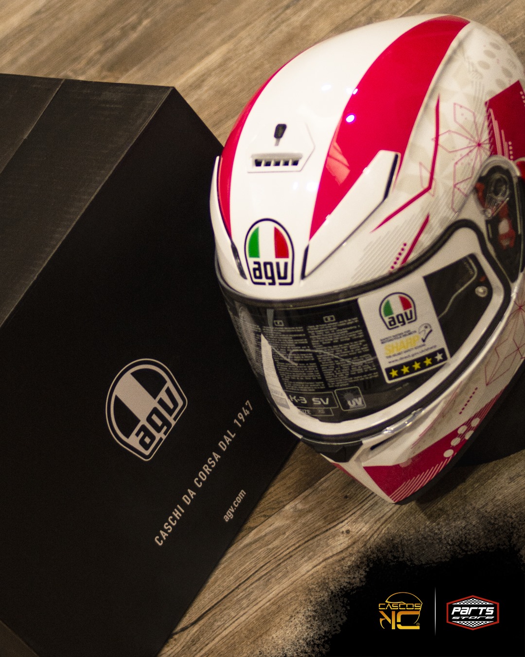 agv k3 izumi SV Helmet The micrometric steel fastening system makes securing it quick and safe Pista Gp Agv K3 Sv