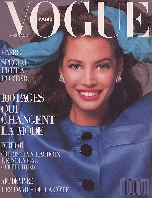 Christy - Vogue France August 1987 | Facebook