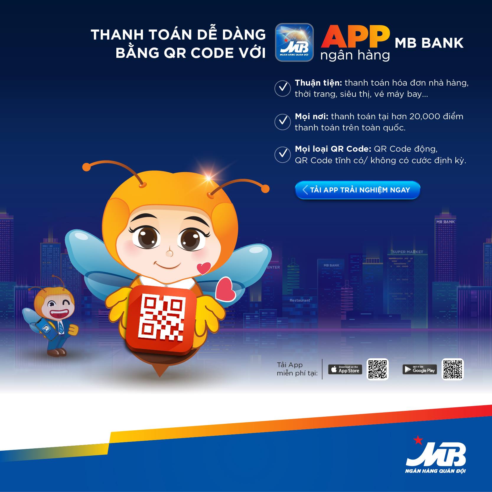 MBBank - 😘 MUA SẮM THUẬN TIỆN HƠN BAO GIỜ HẾT BẰNG QRCODE... | Facebook