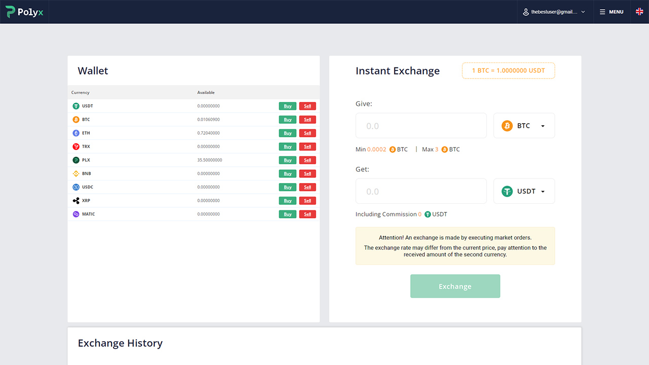 Polyx Exchange - 🆙 Dear friends, we are pleased to inform... | Facebook