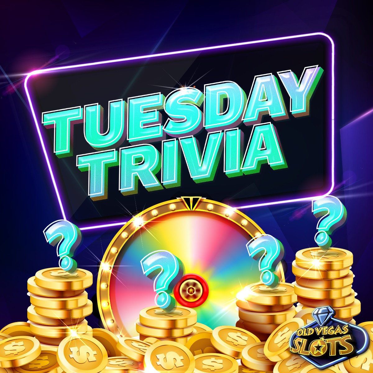 Old Vegas Slots - Its time for your Tuesday Trivia! 🤔...