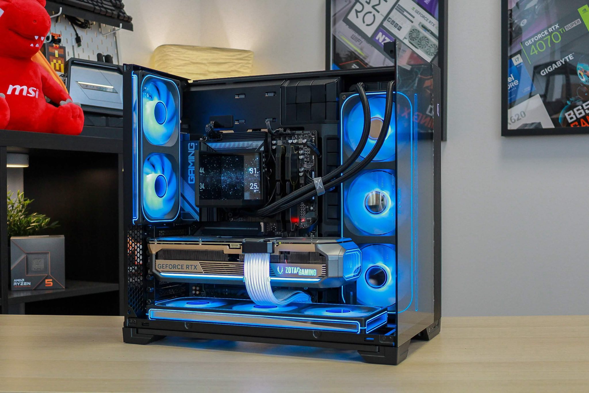 Custom PC with Ryzen 7 7800x3d and 5070 ti