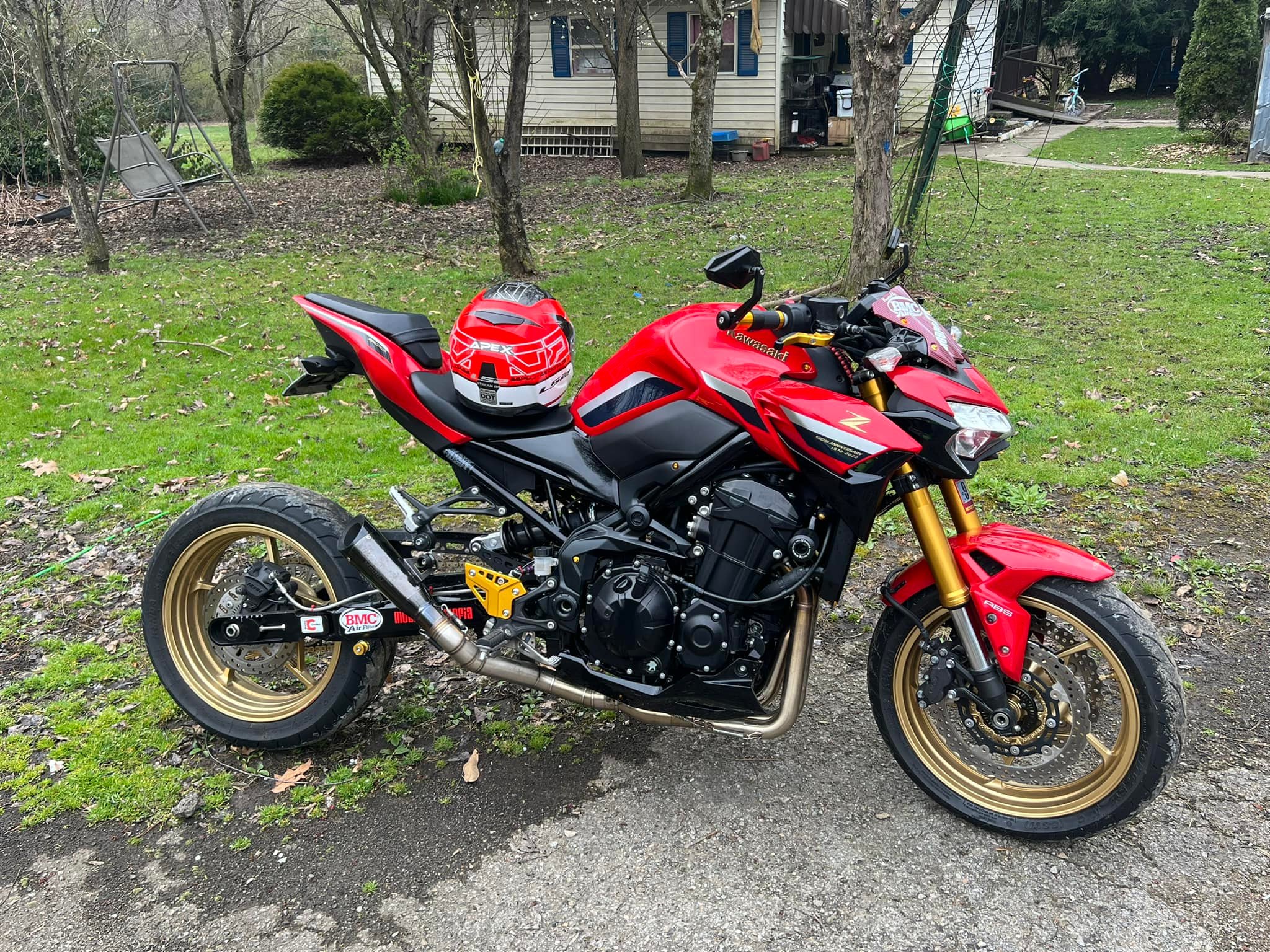 Modified 2025 zx10r for drag racing