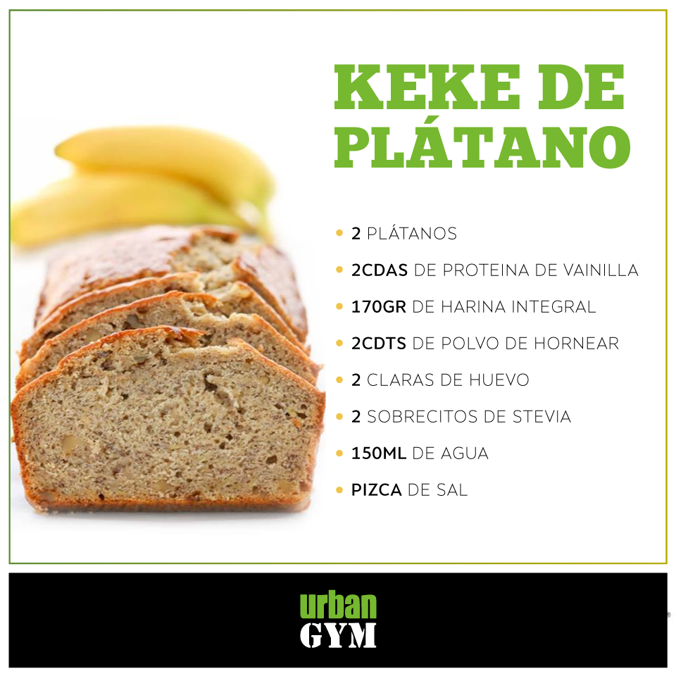 💚🍌 KEKE DE PLÁTANO 🍌 💚 Esta receta aporta magnesio, importante
