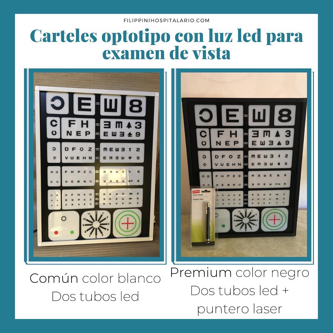 Filippini - 🤓 CARTEL OPTOTIPO PARA OPTICOS Y OFTALMOLOGOS⁣⁣ ⁣⁣ (𝐋𝐞𝐬 ...