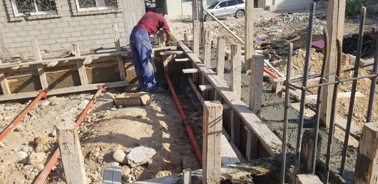 الانتهاء من صب ميده لعمارة... - تقنين للهندسه والمقاولات