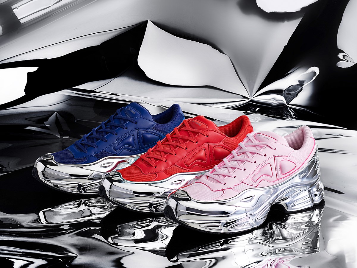 The adidas by Raf Simons RS Ozweego gives a chrome treatment to 