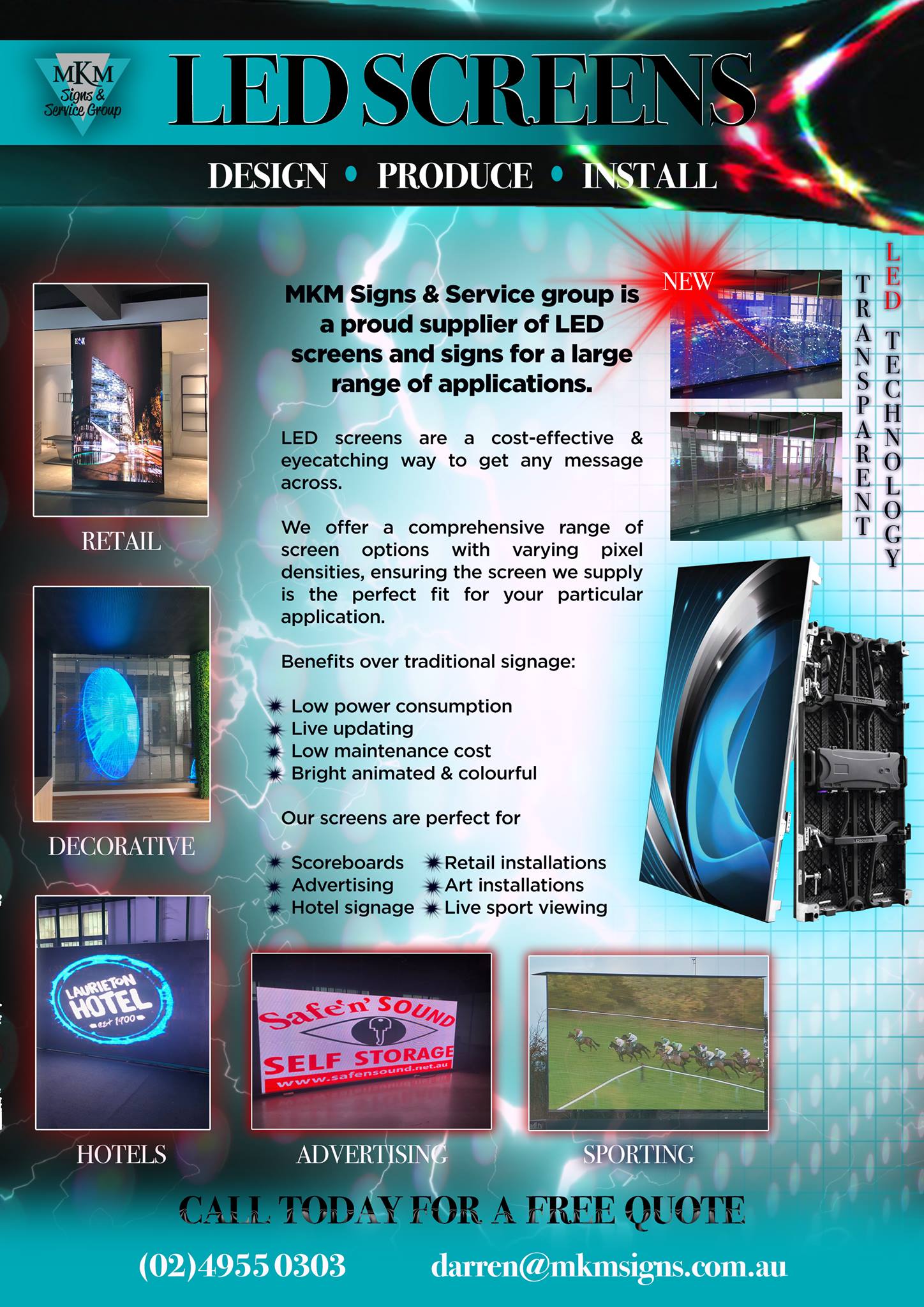 MKM Signs - Our new LED Screen flyer! If you need an LED... | Facebook