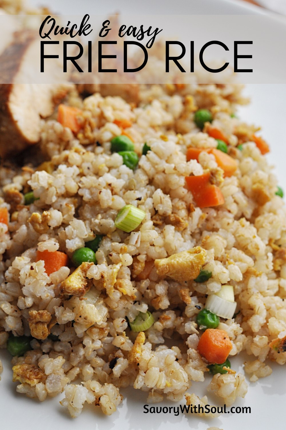 Better Than Takeout Fried Rice -... - Savory With Soul