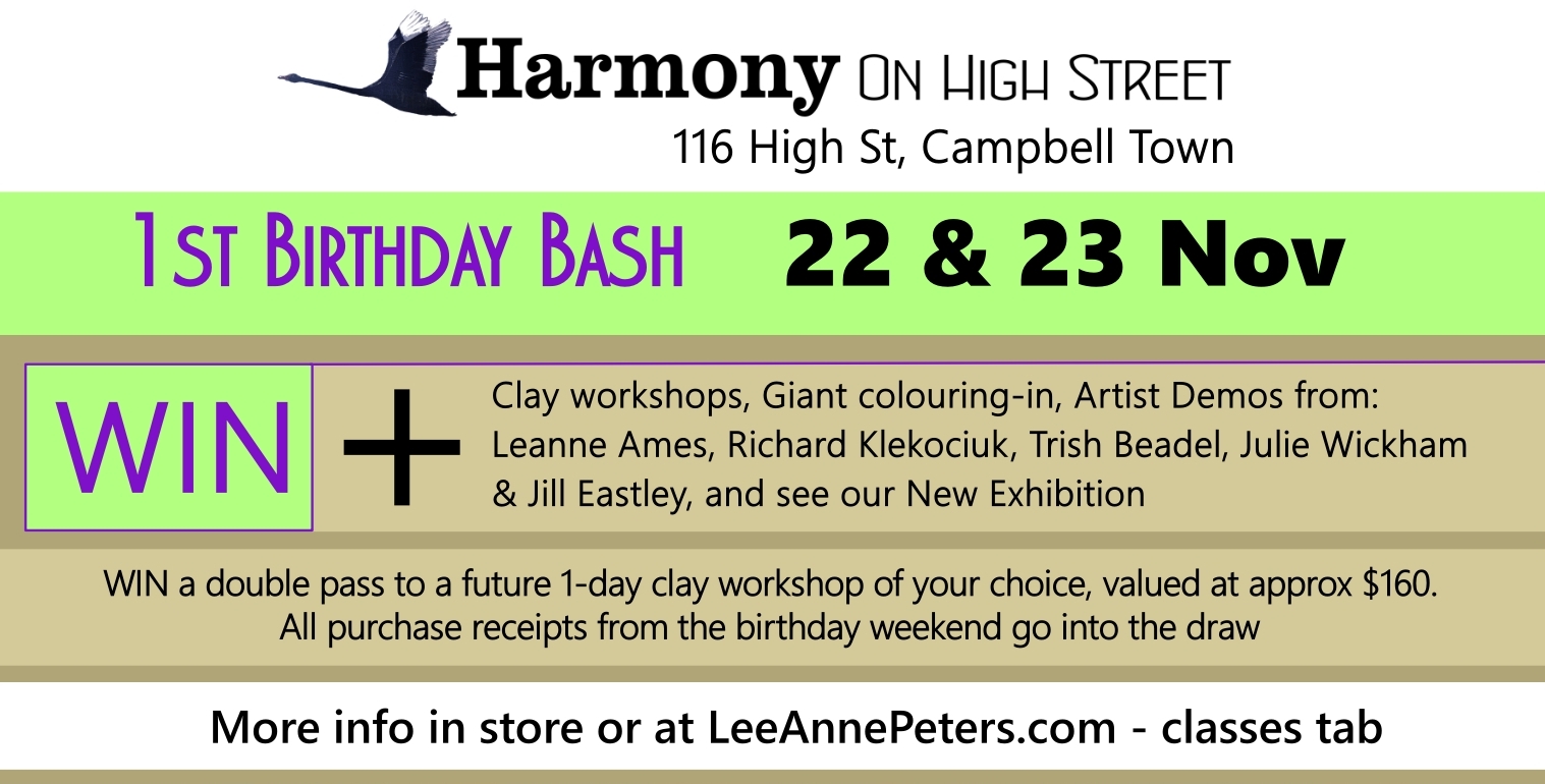 Our 1st Birthday Bash - 22 & 23 Nov