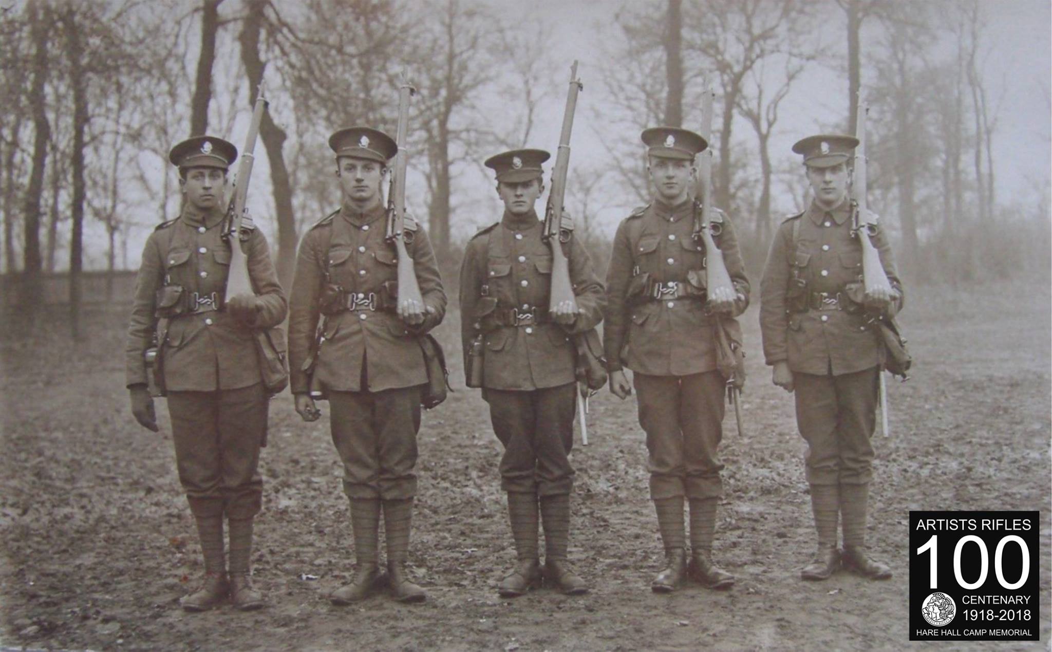 5 Artists Rifles... - Artists Rifles Hare Hall Memorial