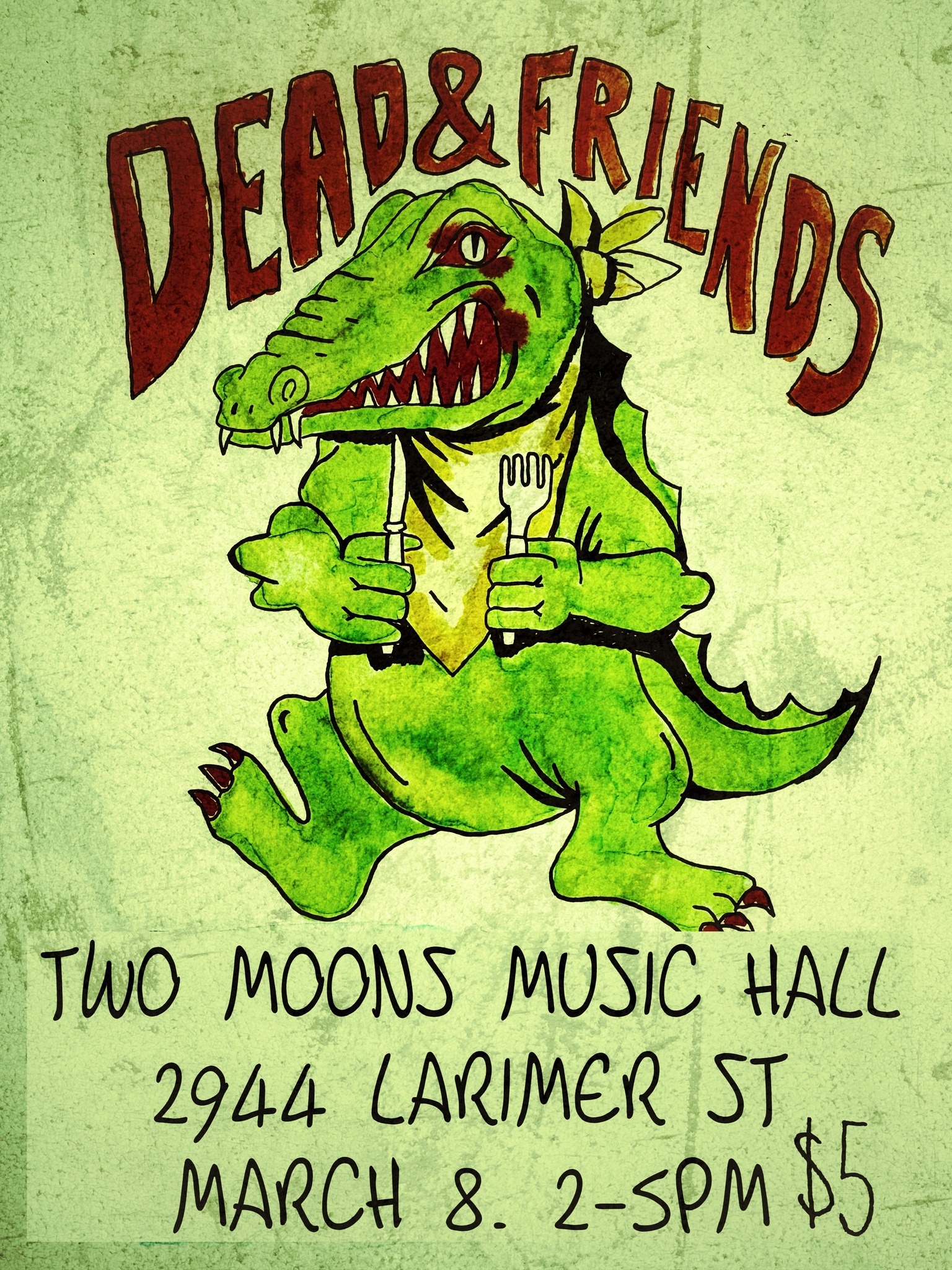 Dead & Friends @ Two Moons Music Hall - Shakedown Sunday- March 8th