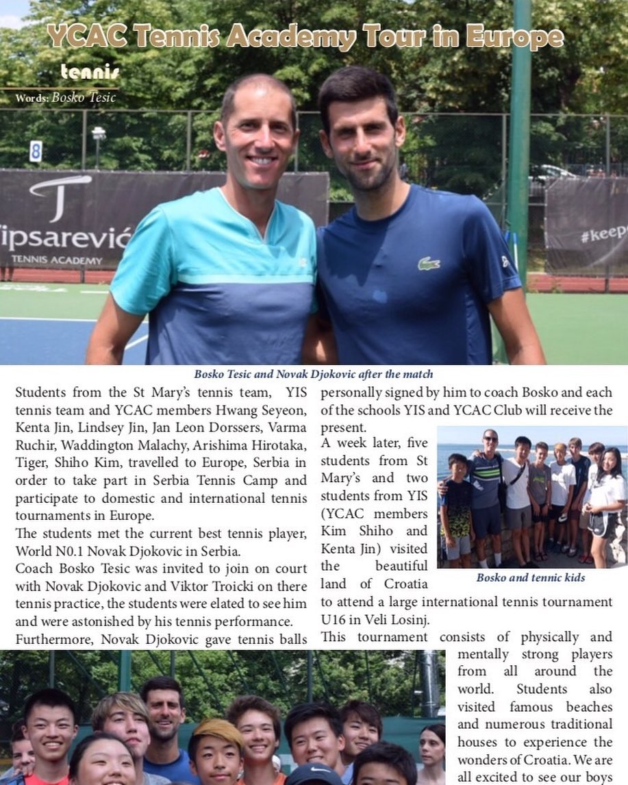Serbian Tennis Camp Europe Tour Home Facebook