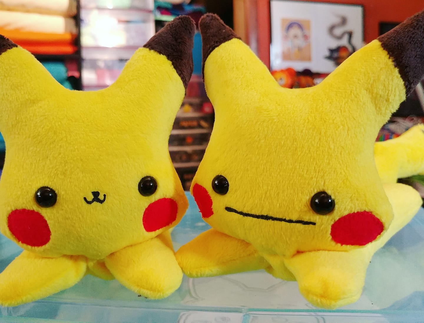 Who wore it better? Ditto or Pikachu? 😆✨ Pokémon - Plush Ditto