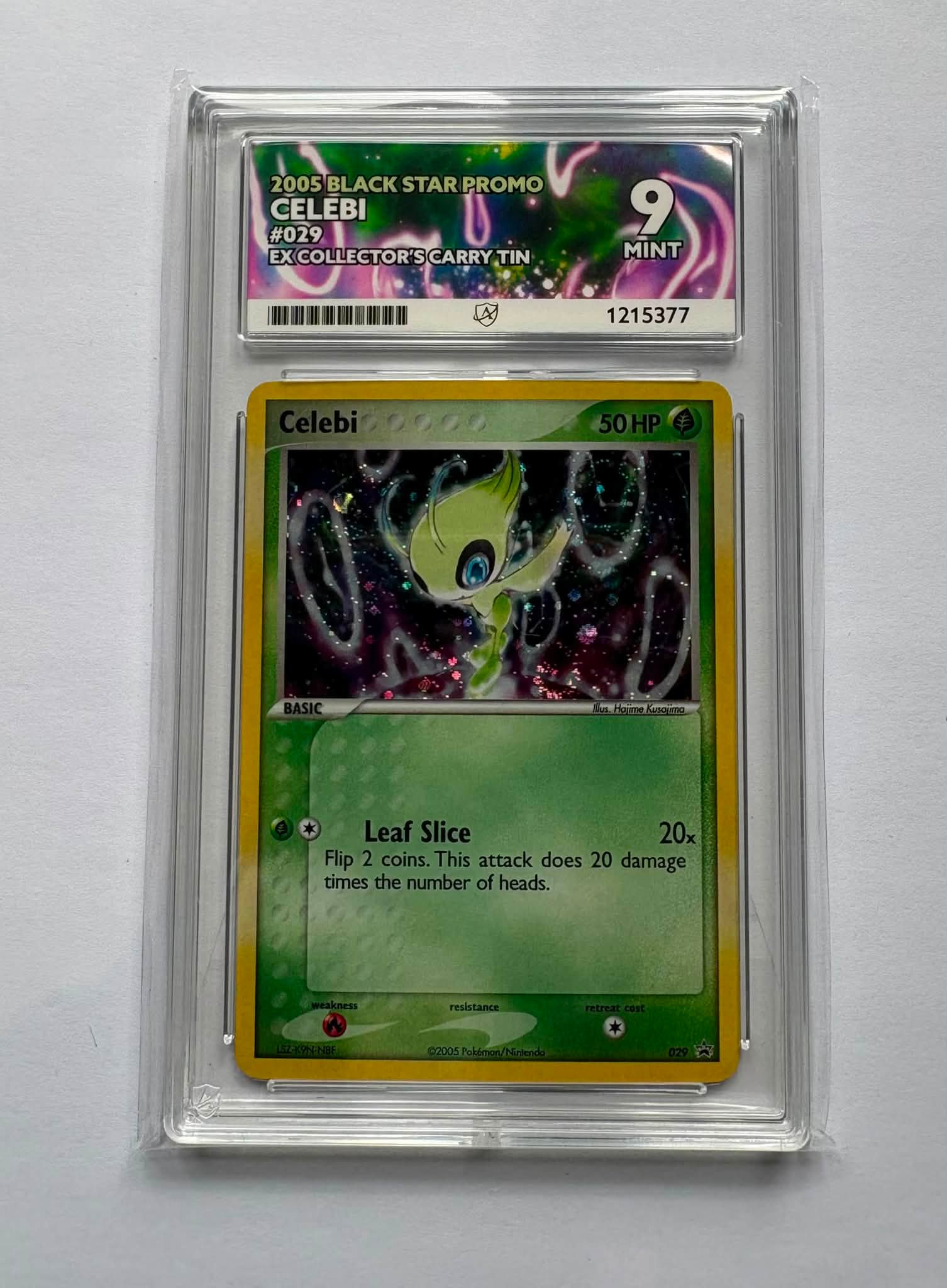 Black Star Promo Celebi Pokémon Card for Trade or Sale £1100