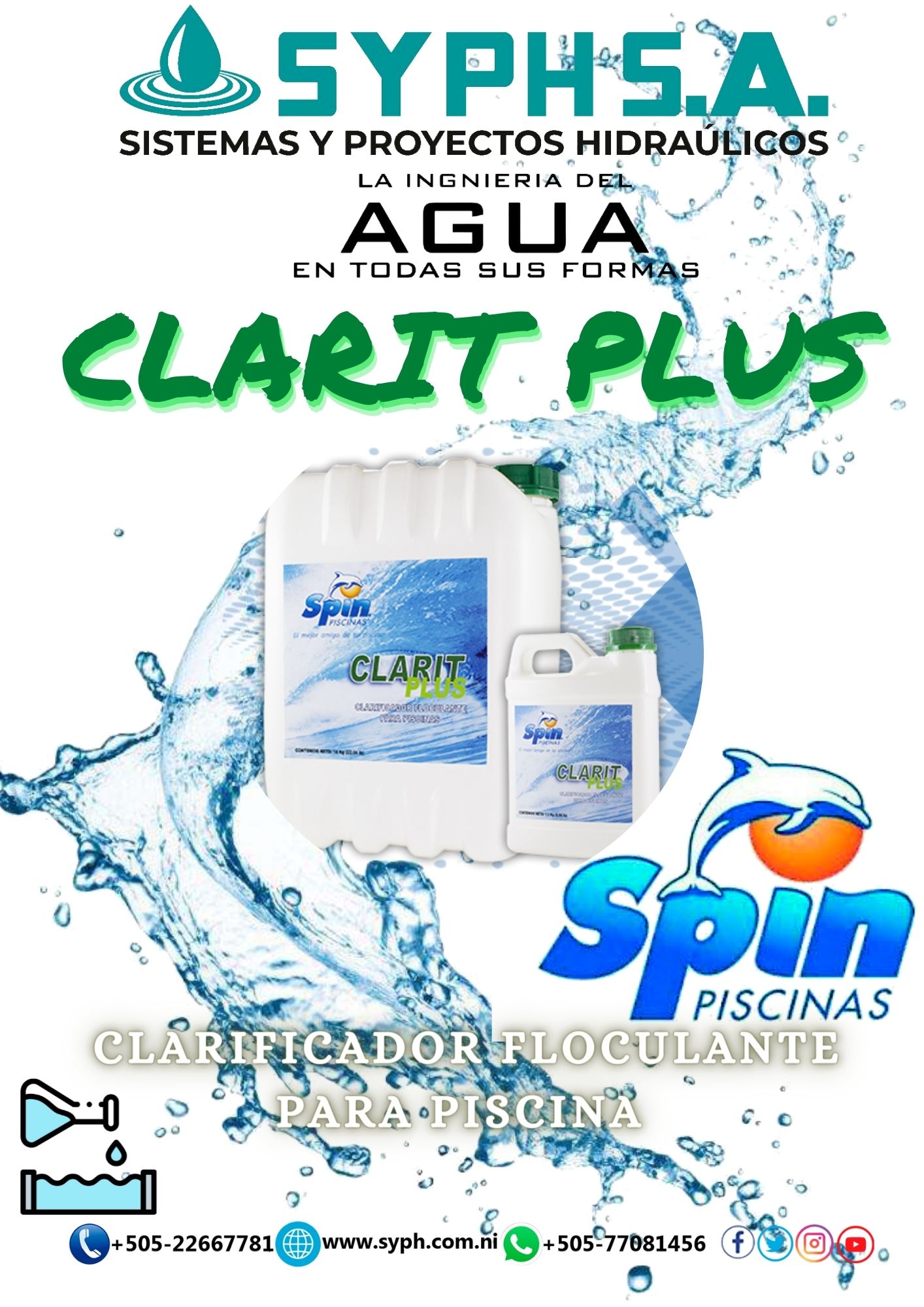 Clarit Plus de... - Sistemas Y Proyectos Hidráulicos, S.A.