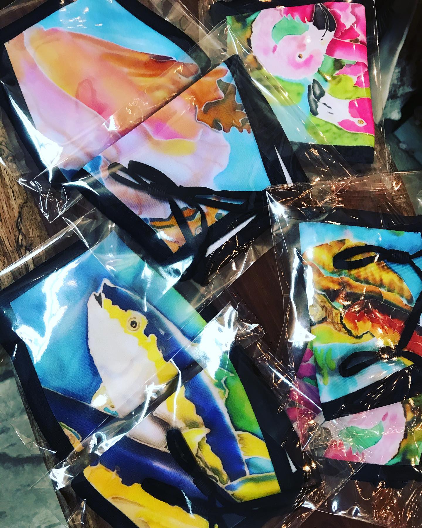 New masks in!... conch shell... - Bahama Art and Handicraft