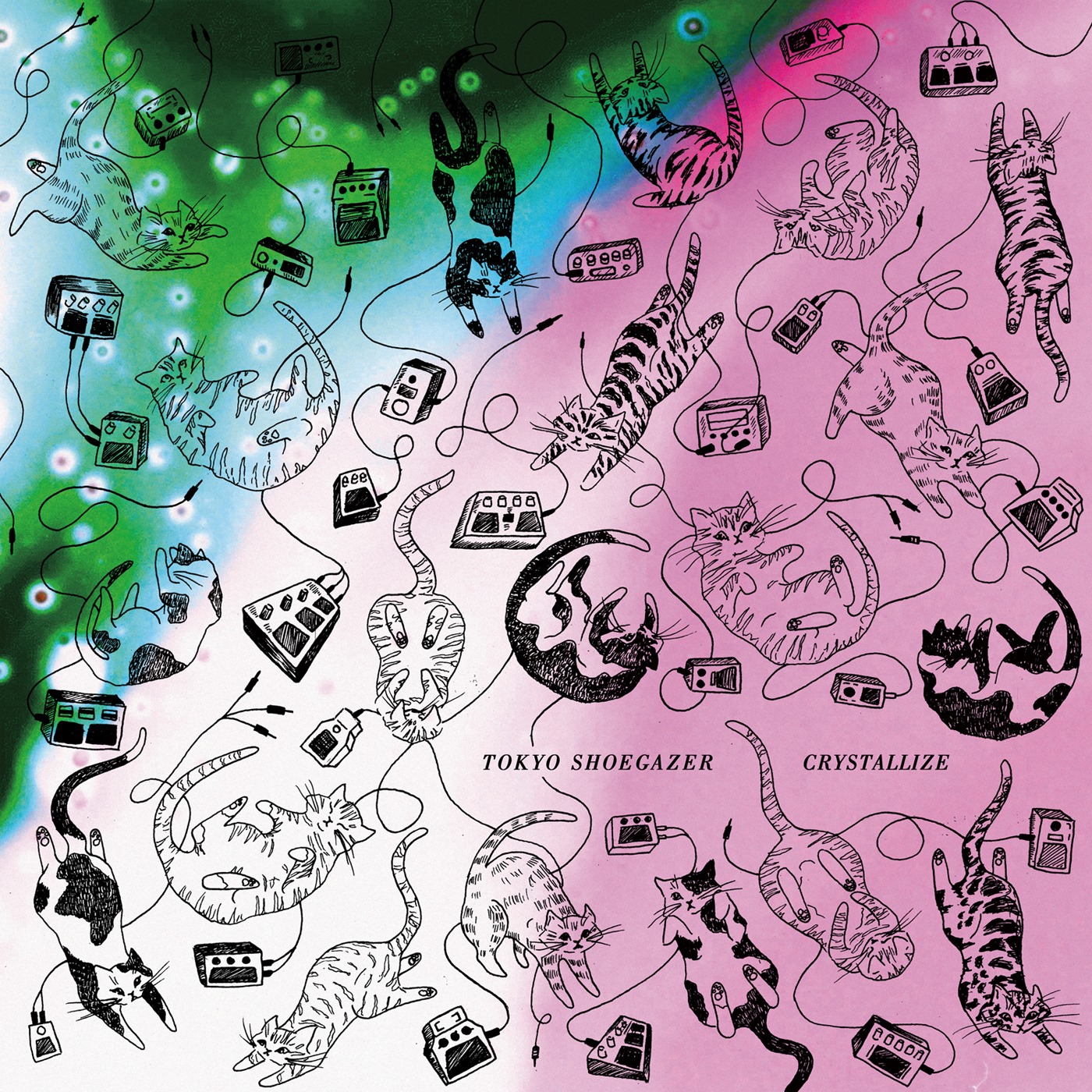 Tokyo Shoegazer : crystallize / 東京酒吐壓 1LP Orange Vinyl แผ่นละ