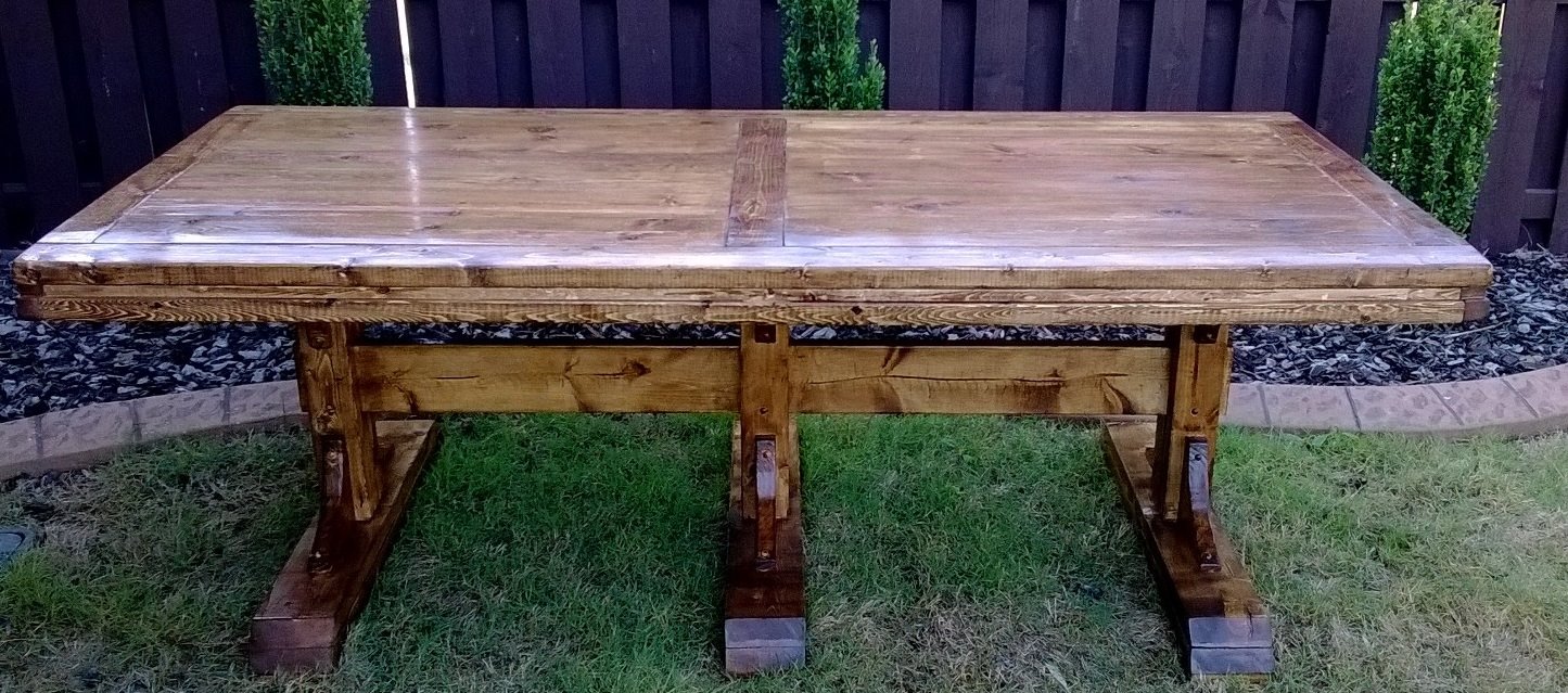 I completed the Triple Pedestal... - Madison Custom Woodworks | Facebook