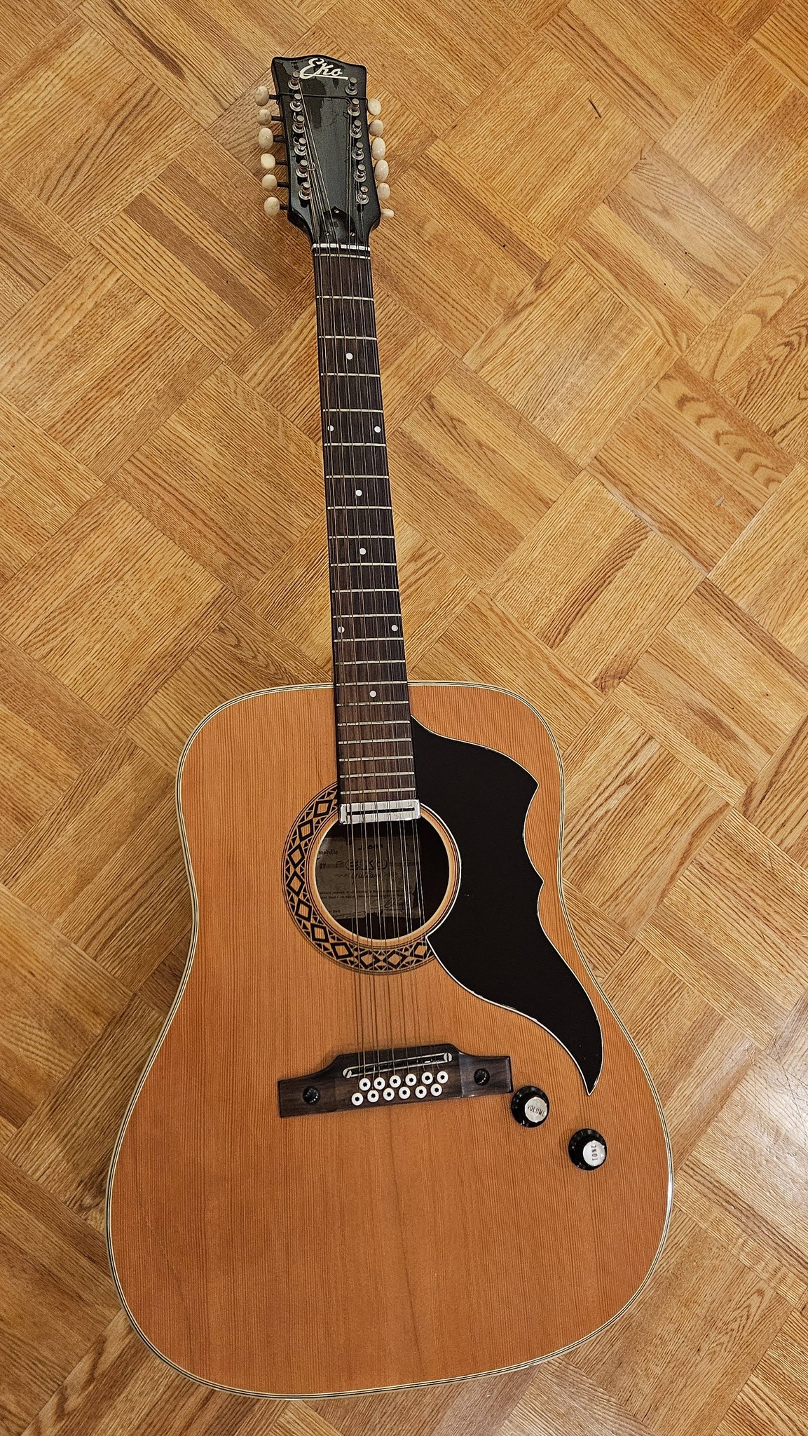 What is the value of a restored Eko Ranchero 12 guitar?