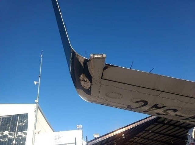 Imágenes del estado en el quedo un... - Mike Romeo Aviation | Facebook