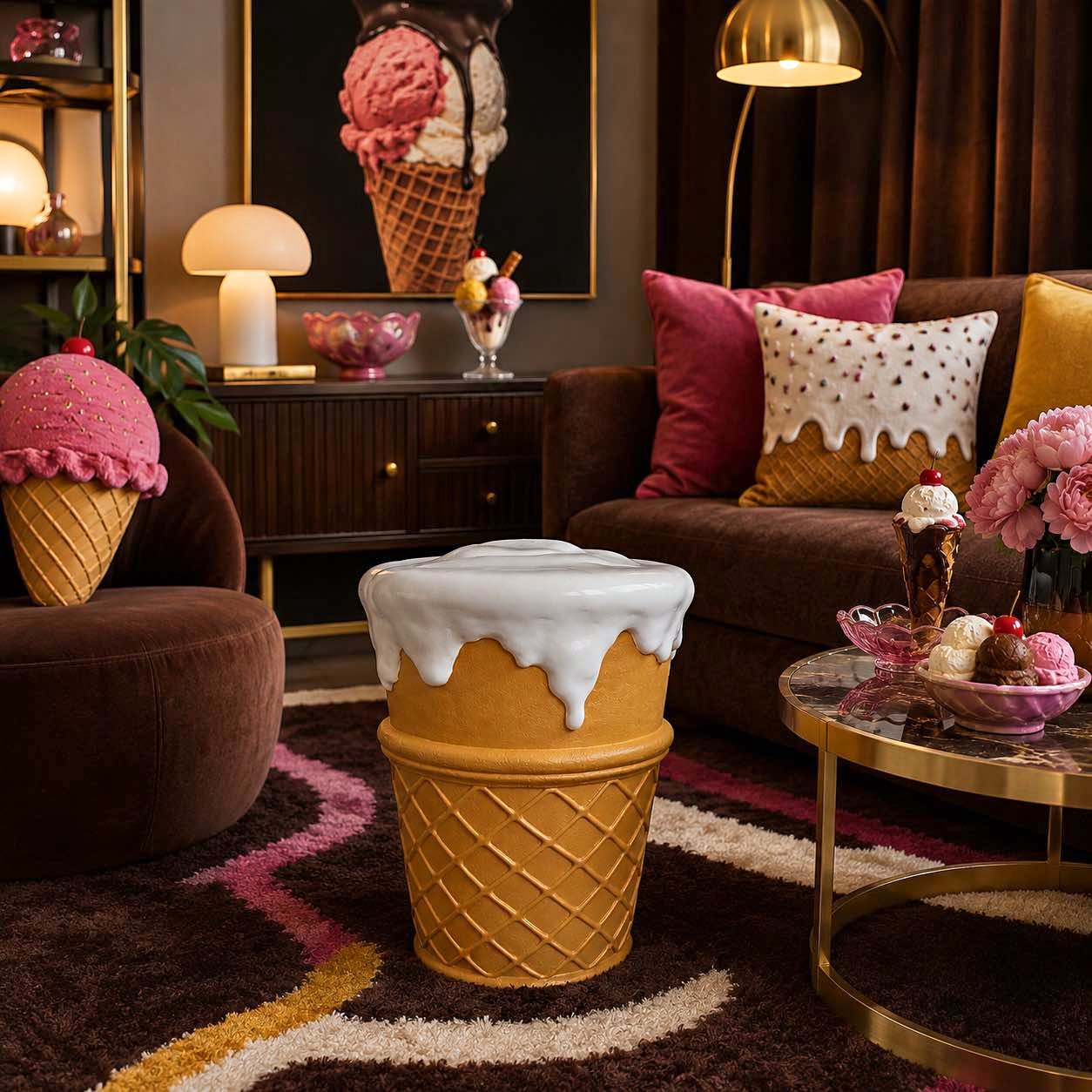 ROTARY HERO / GIANT FOOD STOOL ICE CREAM スツール ROTARY HERO