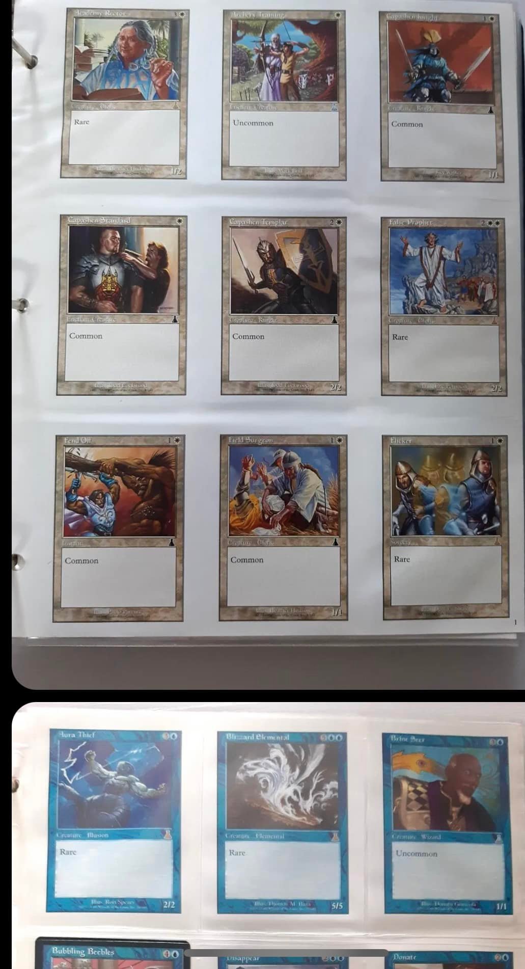 Where to find Urza's Destiny guide sheets?