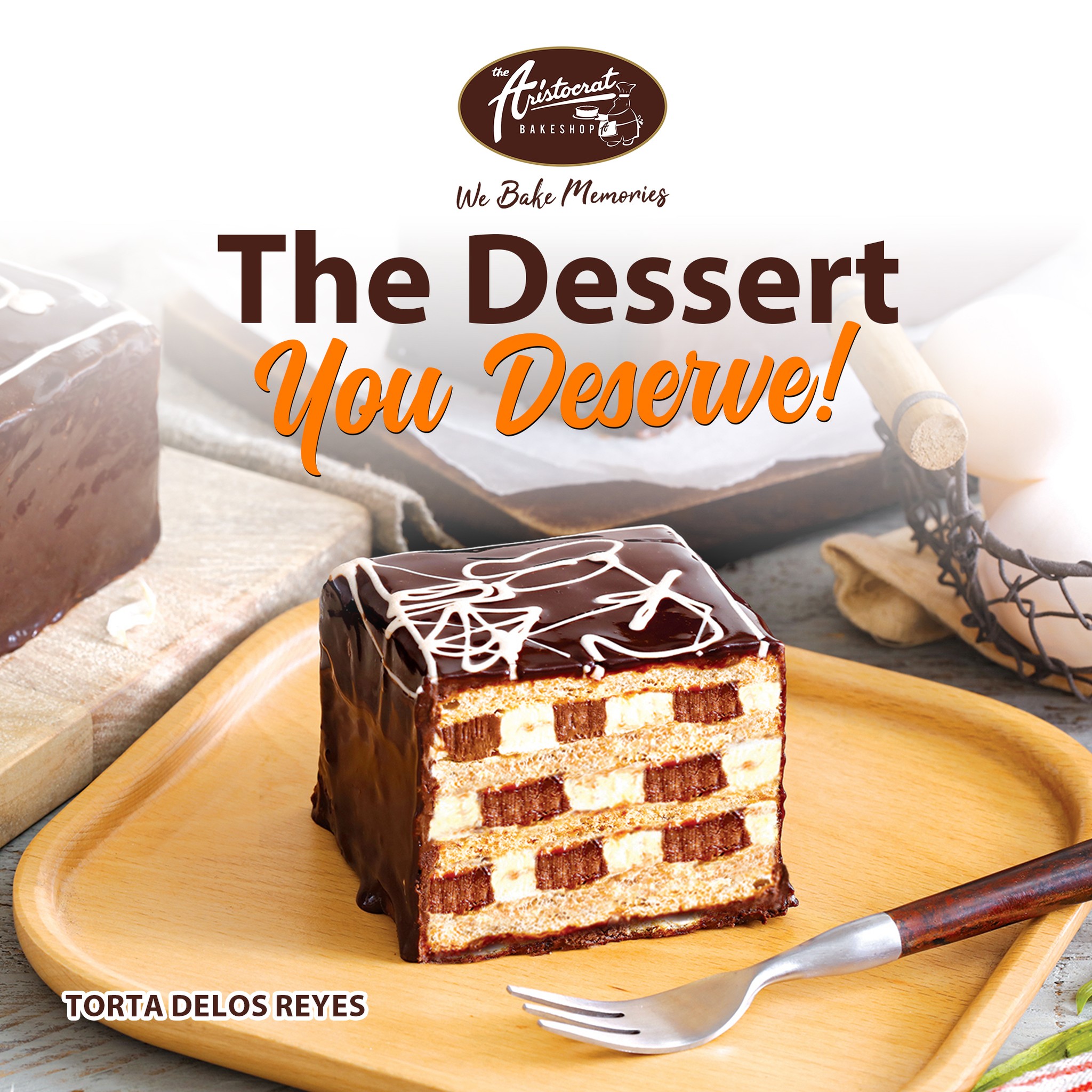 Our Torta Delos Reyes is waving... - The Aristocrat Bakeshop | Facebook
