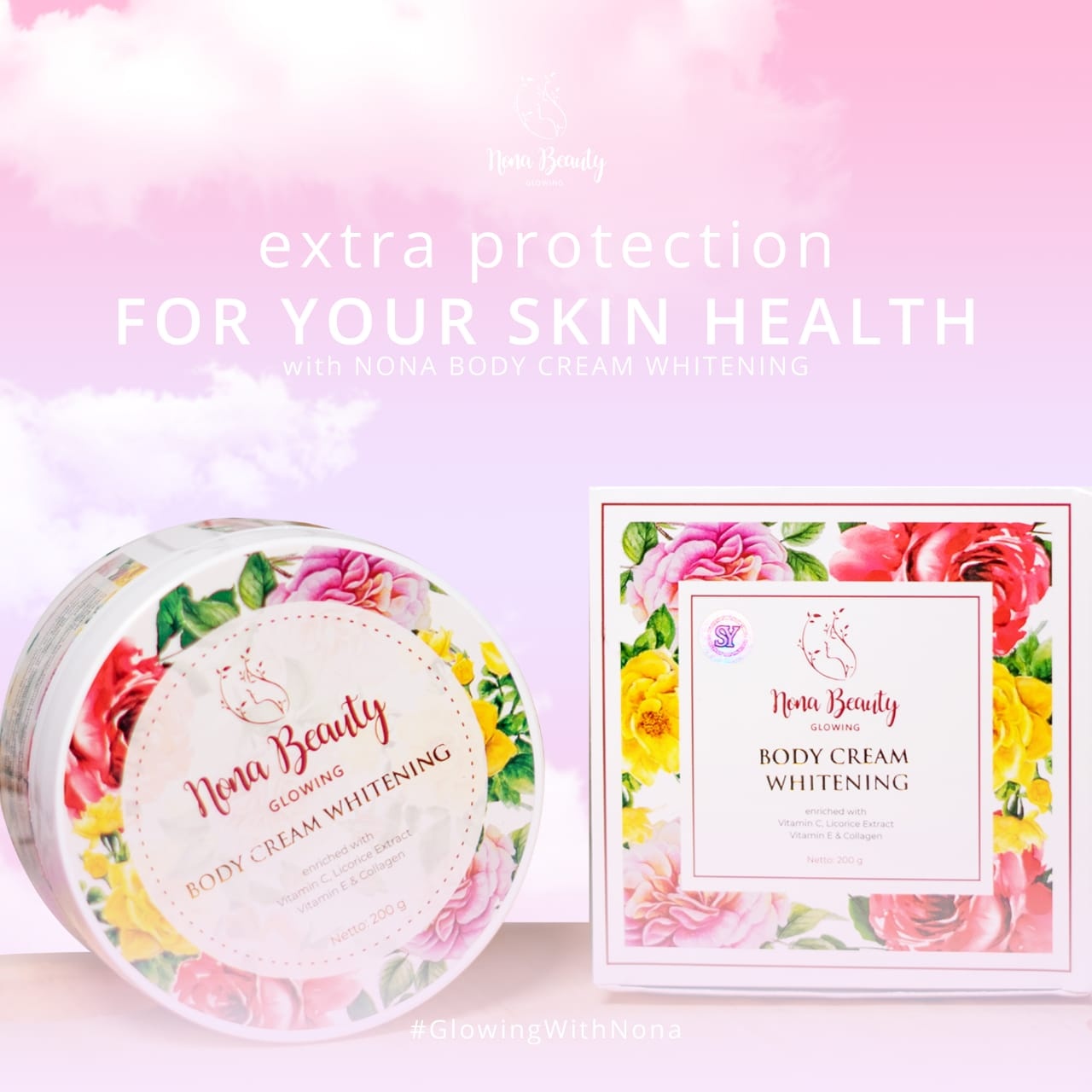 nona body cream whitening