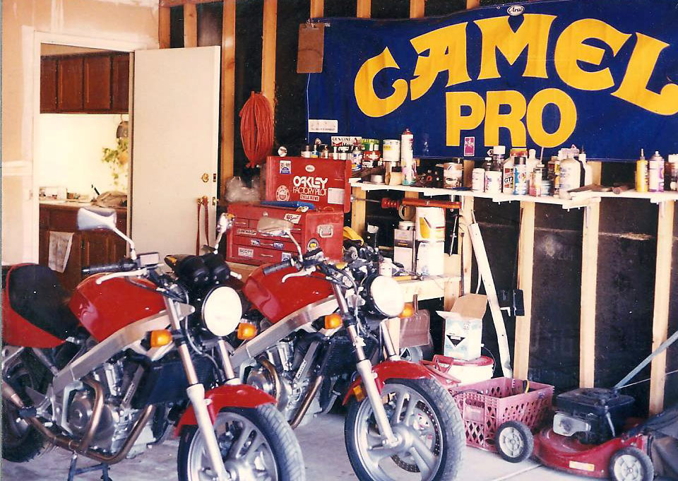 Nik Alevras, co-owner of Two Brothers Pizza, shares his motorcycle