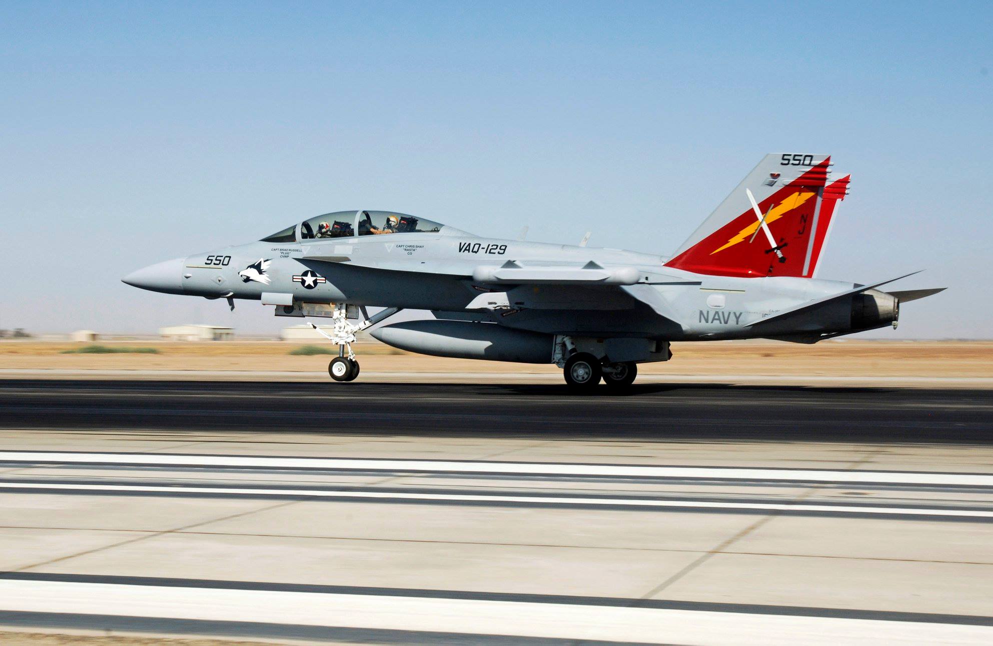 The VAQ-209 Star Warriors, a Navy Reserve electronic attacks
