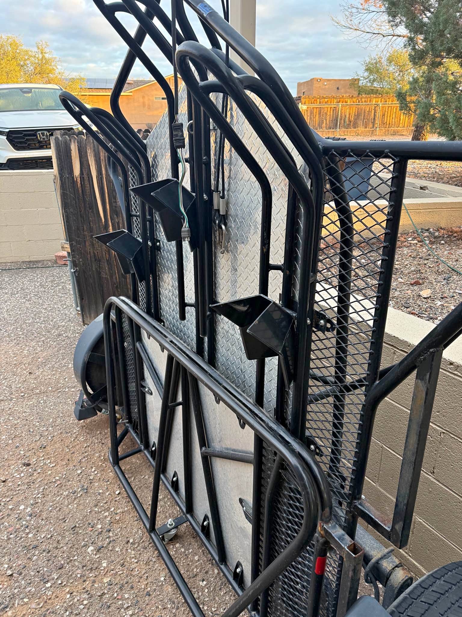 🌟 2018 Kendon Folding 3-Rail Motorcycle Trailer – Excellent Condition ...